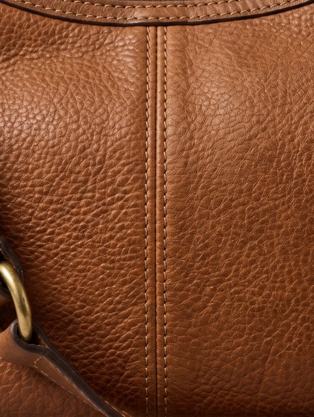 Fossill Classic Brown Leather Shoulder Bag - Picture 9 of 10
